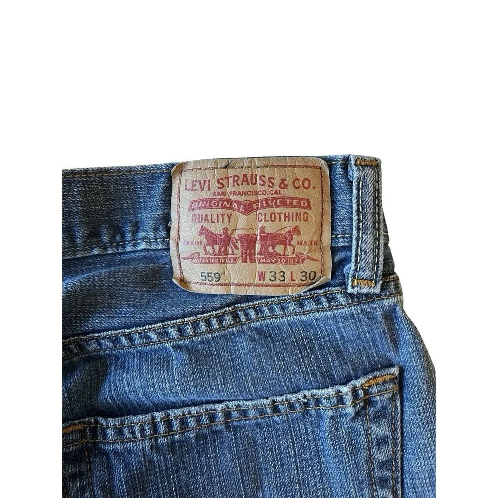 Levi's 559 Stretch Relaxed Straight Fit Men's Jeans 33 x 30